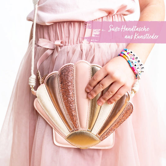 Papierdrachen - Kinderhandtasche - Muschel