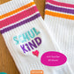 Papierdrachen - Socken zur Einschulung - pink - Endlich bin ich ein Schulkind