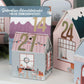 Papierdrachen – Adventskalender Weihnachtsdorf Bunt