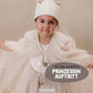 Papierdrachen - Tüll Cape mit Glitzer - beige