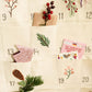 Papierdrachen - Wiederverwendbarer Wand-Adventskalender - Joy