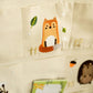 Papierdrachen - Wiederverwendbarer Wand-Adventskalender - Waldtiere