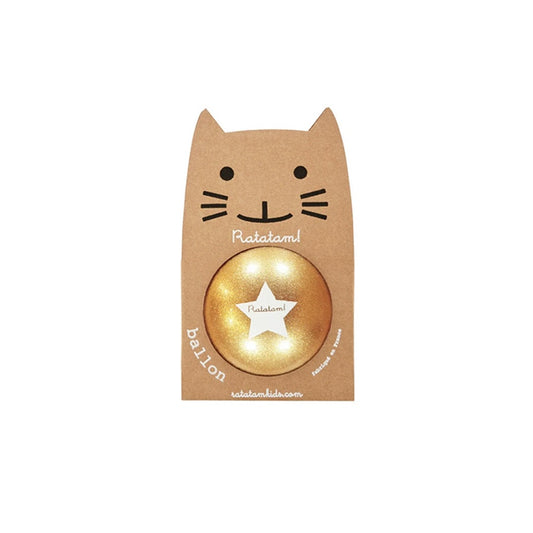 Ratatam Glitter Ball Gold – handgefertigter Glitzerball aus Frankreich