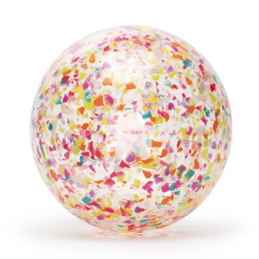 Ratatam Konfettiball 22 cm – handgefertigter Ball aus recycelten Ballons