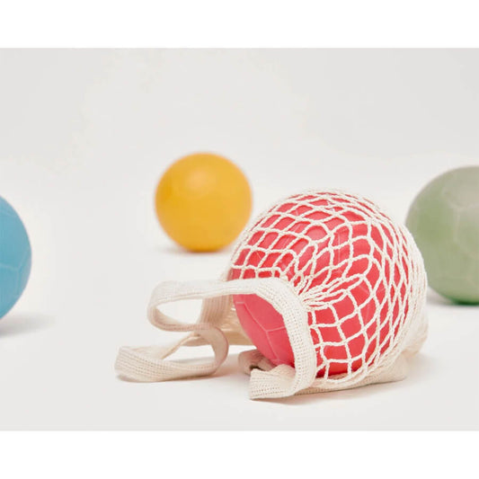 Ratatam Kinder Ball Gelb Ø 14 cm – Spielball aus robustem PVC im Netz