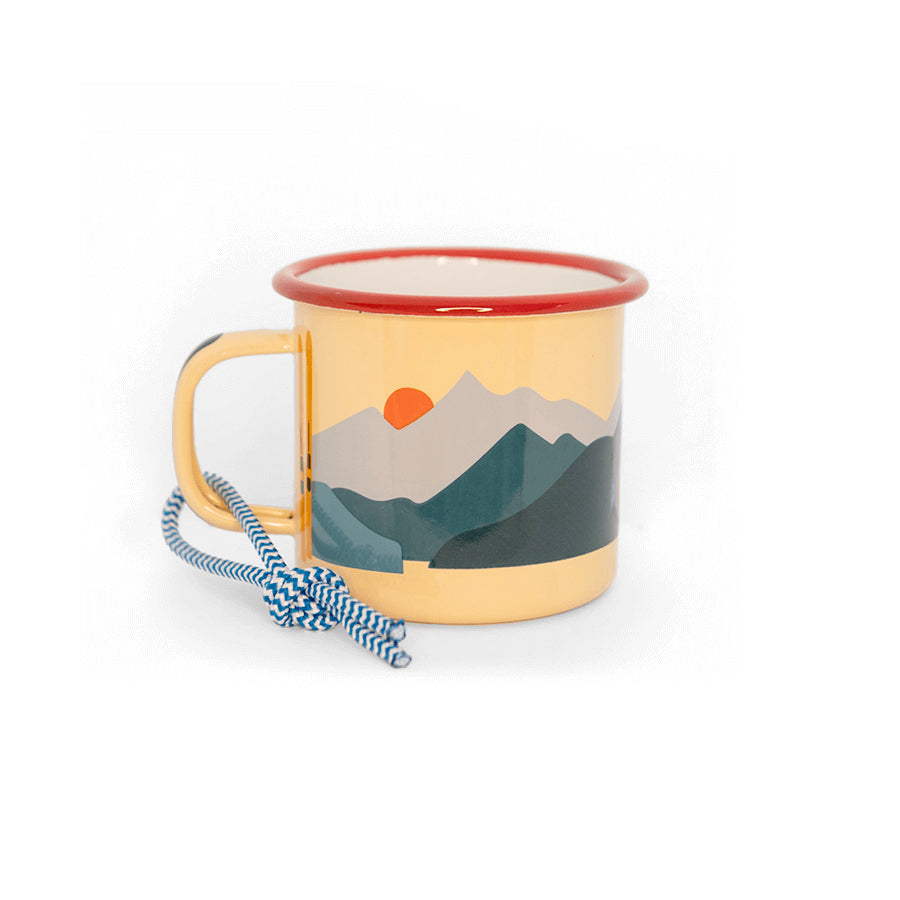 EMAILLE BECHER BERGE