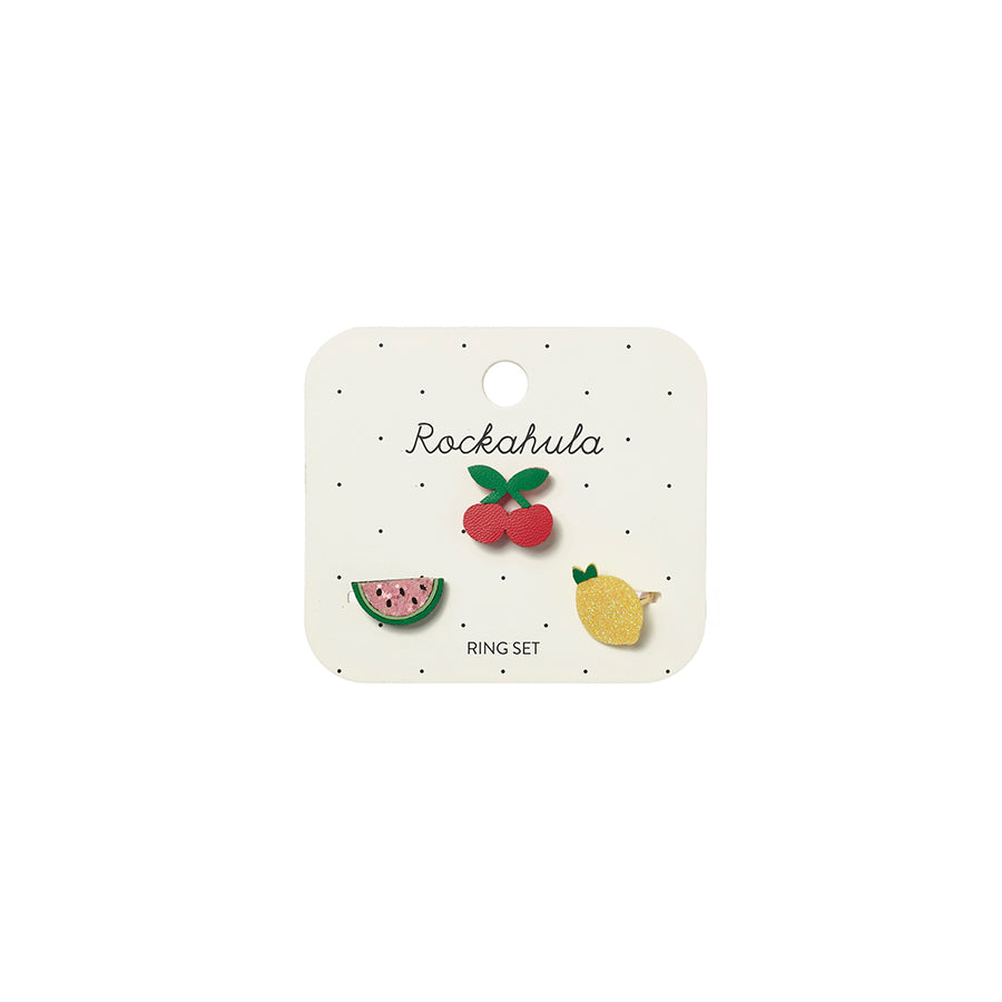 Rockahula - Ringe "Tutti Fruity", 3er Set für Kinder