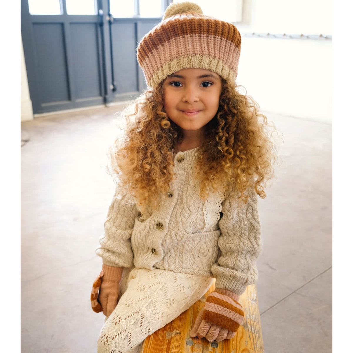 Rockahula - Strickmütze für Kinder "Cosy Striped"