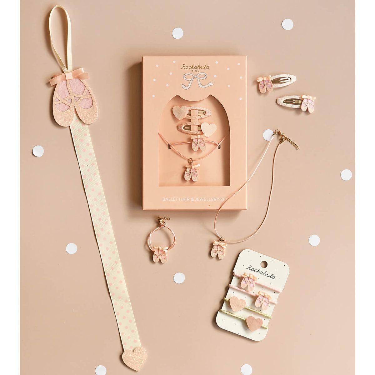 Rockahula - Haarspangen "Ballet Shoes", 2er Set