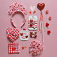 Rockahula - Haarklammern "Love Hearts", 4er Set