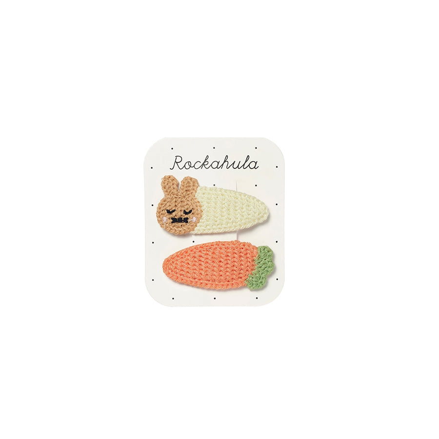 Rockahula - Haarspangen "Crochet Bunny", 2er Set