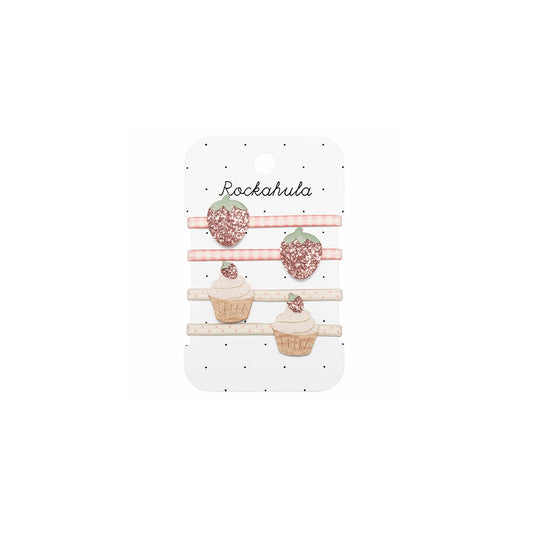 Rockahula - Haargummis "Sweet Strawberry", 4er Set
