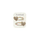 Rockahula - Haarspangen "Petal Glitter Heart", 2er Set