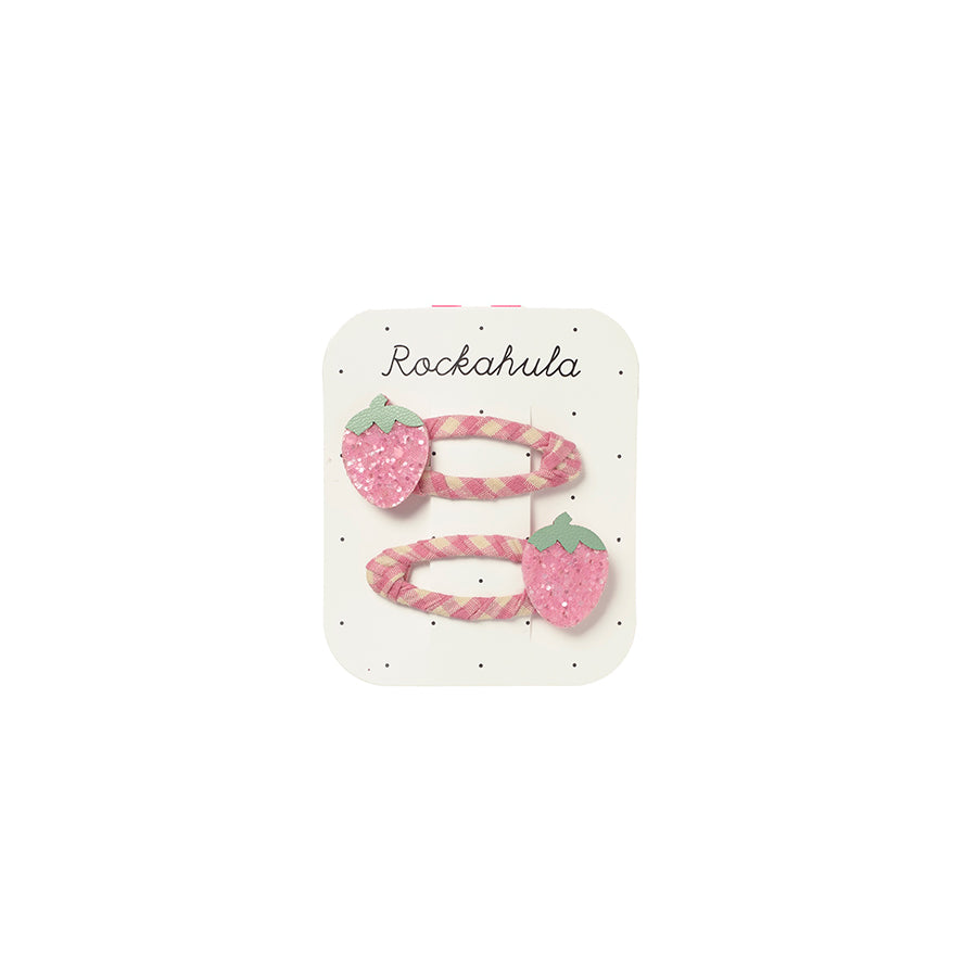Rockahula - Haarspangen "Strawberry Fields", 2er Set