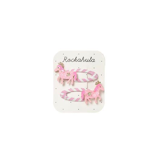 Rockahula - Haarspangen "Pink Pony", 2er Set