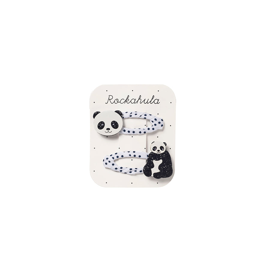 Rockahula - Haarspangen "Polly Panda", 2er Set