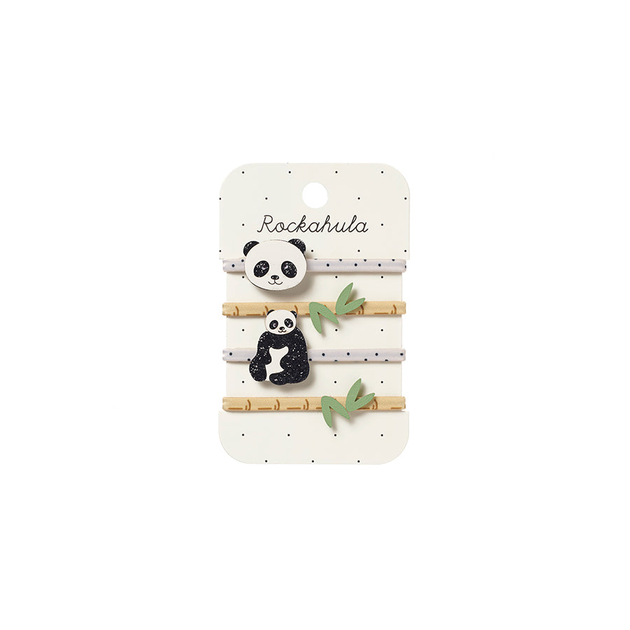 Rockahula - Haargummis "Polly Panda", 4er Set