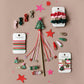 Rockahula - Haargummis "Festive Christmas", 4er Set