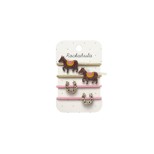 Rockahula - Haargummis "Country Pony", 4er Set