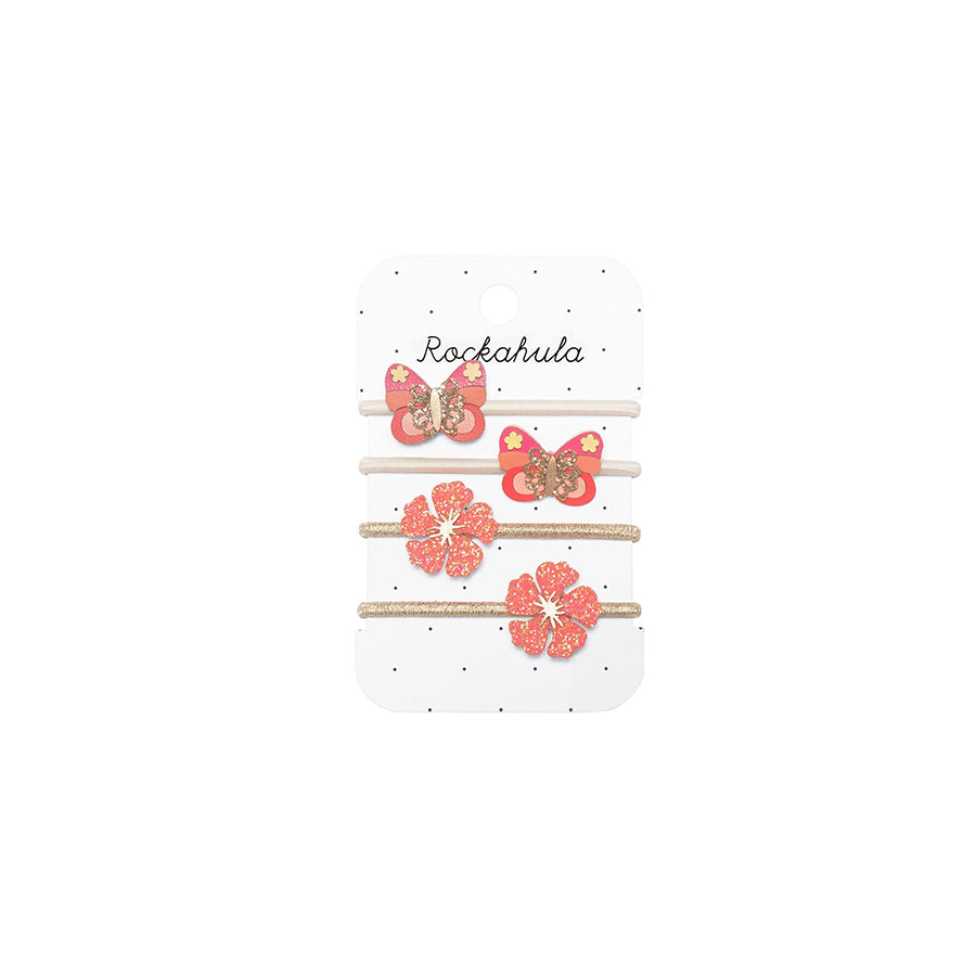 Rockahula - Haargummis "Bella Butterfly", 4er Set