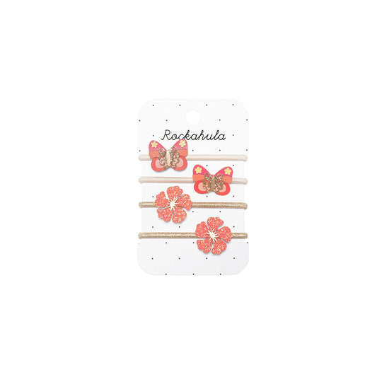 Rockahula - Haargummis "Bella Butterfly", 4er Set