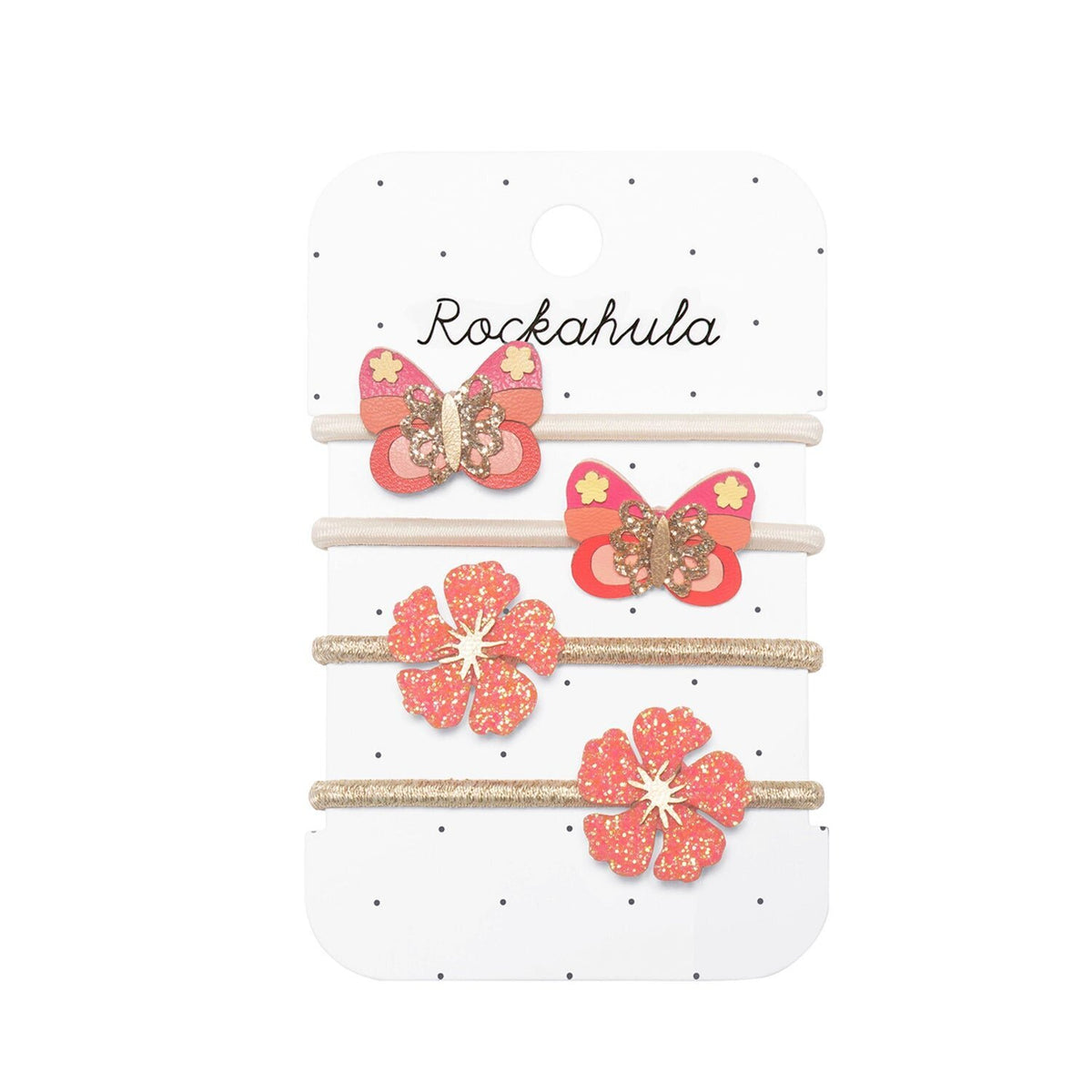 Rockahula - Haargummis "Bella Butterfly", 4er Set