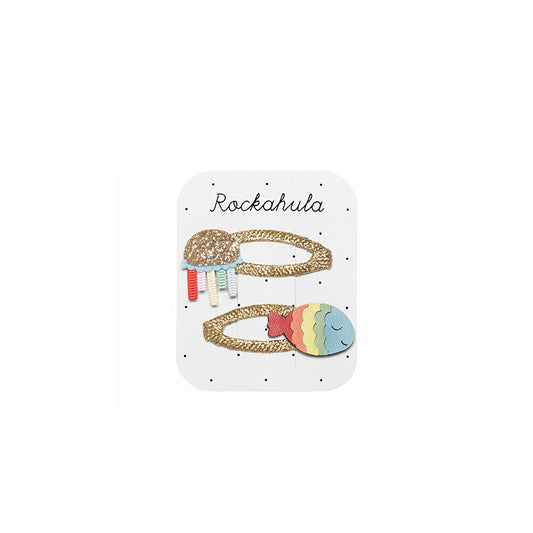 Rockahula - Haarspangen "Rainbow Sea Friends", 2er Set