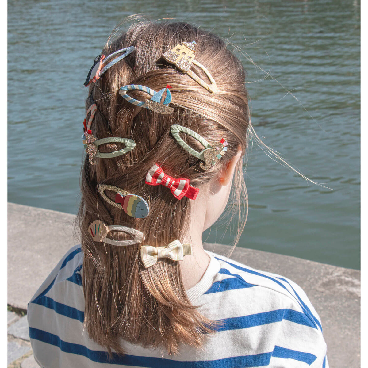 Rockahula - Haarspangen "Rainbow Seahorse", 2er Set