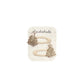 HAARSPANGEN GOLDEN CHRISTMAS TREE, 2er Set