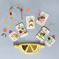 Rockahula - Haargummis "Tutti Fruity", 4er Set