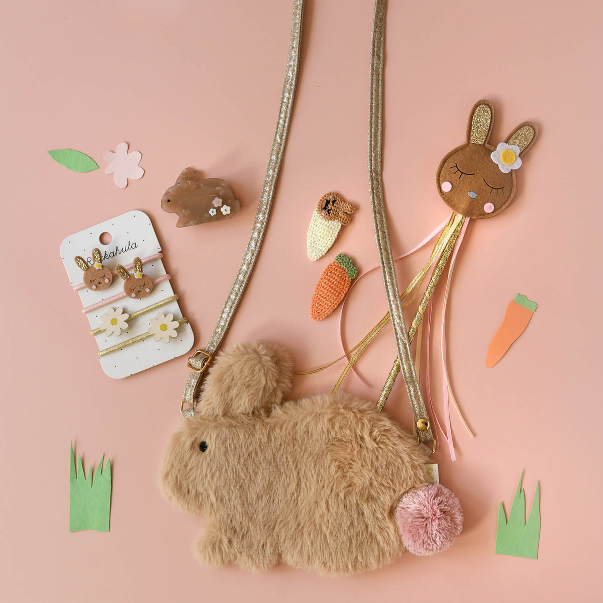 Rockahula - Haarspangen "Crochet Bunny", 2er Set