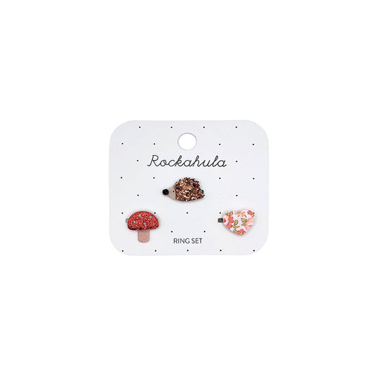 Rockahula - Ringe "Hattie Hedgehog", 3er Set