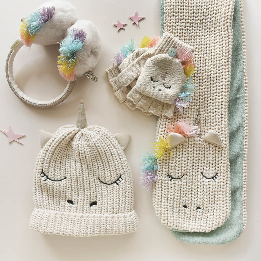 Rockahula - Strickmütze für Kinder "Rainbow Unicorn"