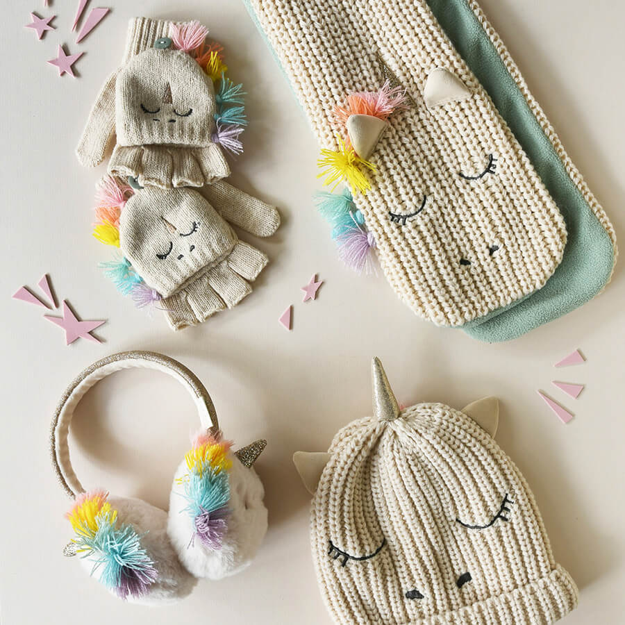 Rockahula - Strickmütze für Kinder "Rainbow Unicorn"