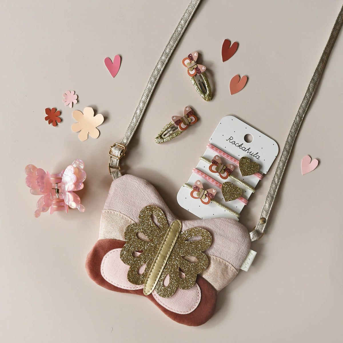 Rockahula - Umhängetasche für Kinder "Patchwork Butterfly", Tasche