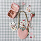 Rockahula - Haargummis "Sweet Strawberry", 4er Set