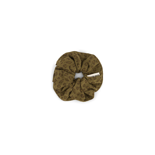Rose in April - Haargummi "Scrunchie Leopard Olive"
