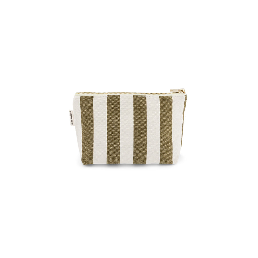 KOSMETIKTASCHE SOFIA STRIPES OLIVE