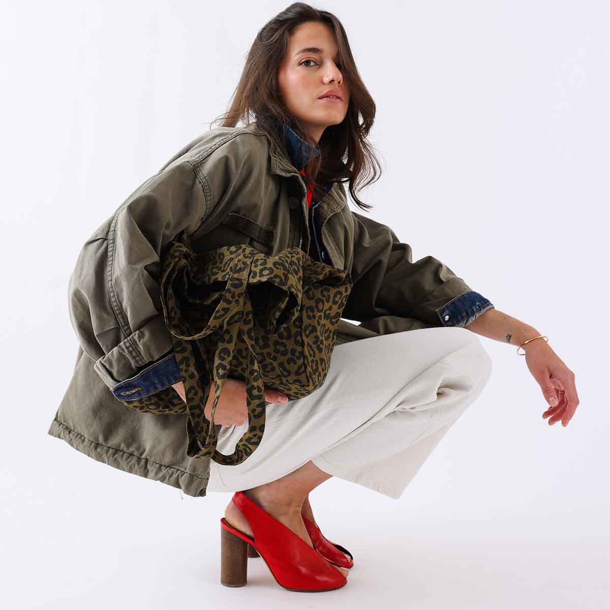 TASCHE ELISABETH GRAOU OLIVE