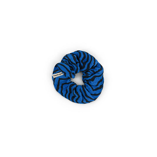 Rose in April - Haargummi "Scrunchie Zebrou Blue"