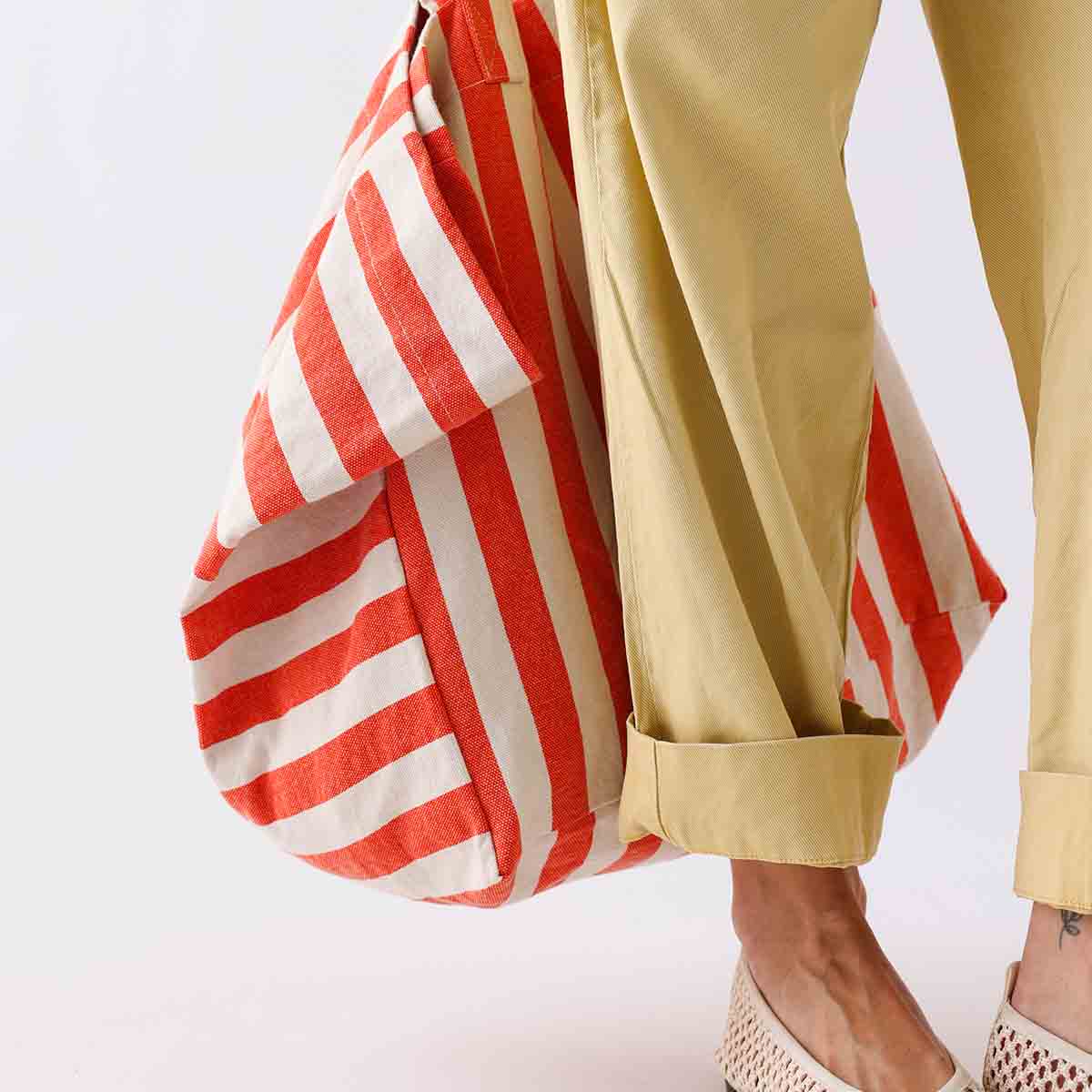 Rose in April - Tasche / Strandtasche / Shopper "Stripes Tomato"