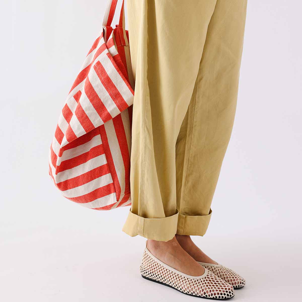 Rose in April - Tasche / Strandtasche / Shopper "Stripes Tomato"