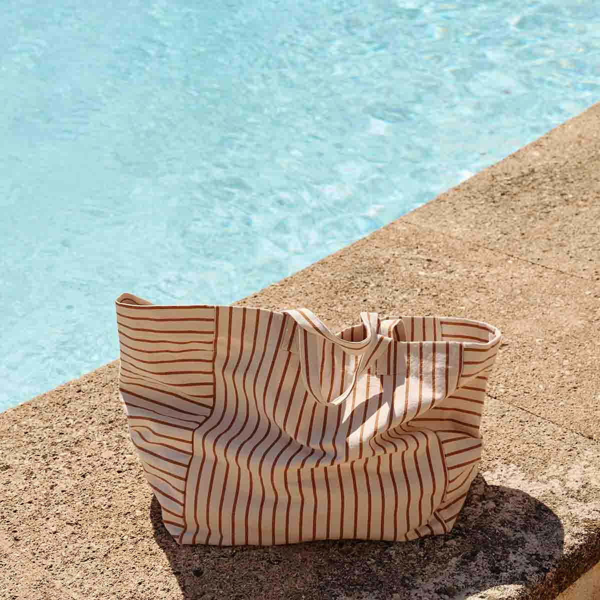 Rose in April - Tasche / Strandtasche / Shopper "Tennis Pecan"