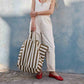 Rose in April - Tasche / Strandtasche / Shopper "Stripes Olive"