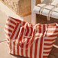 Rose in April - Tasche / Strandtasche / Shopper "Stripes Tomato"