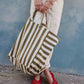 Rose in April - Tasche / Strandtasche / Shopper "Stripes Olive"