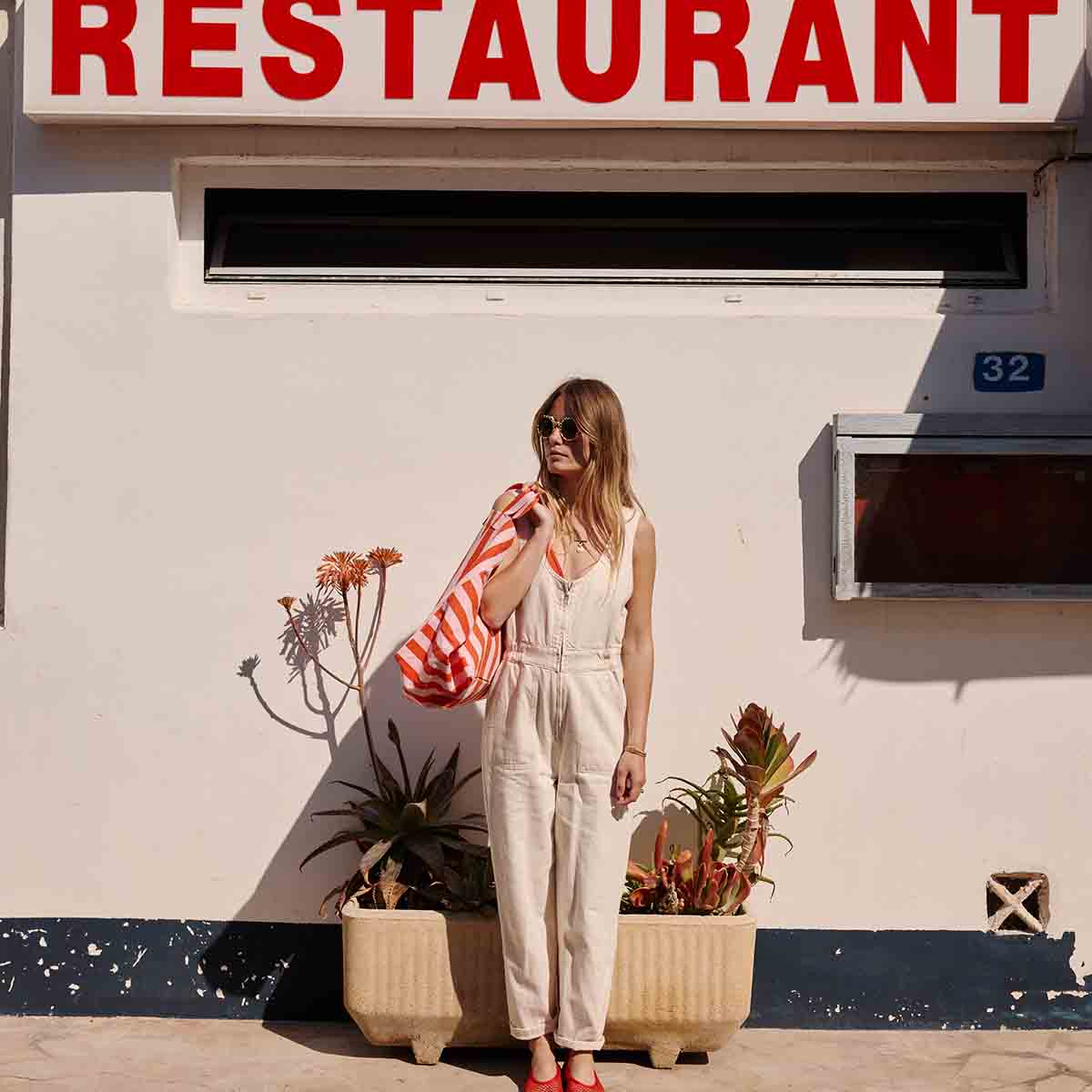 Rose in April - Tasche / Strandtasche / Shopper "Tomato / Candy Pink"
