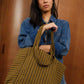 Rose in April – Tasche "Tennis Black" aus 100% Baumwolle, OEKO-Tex