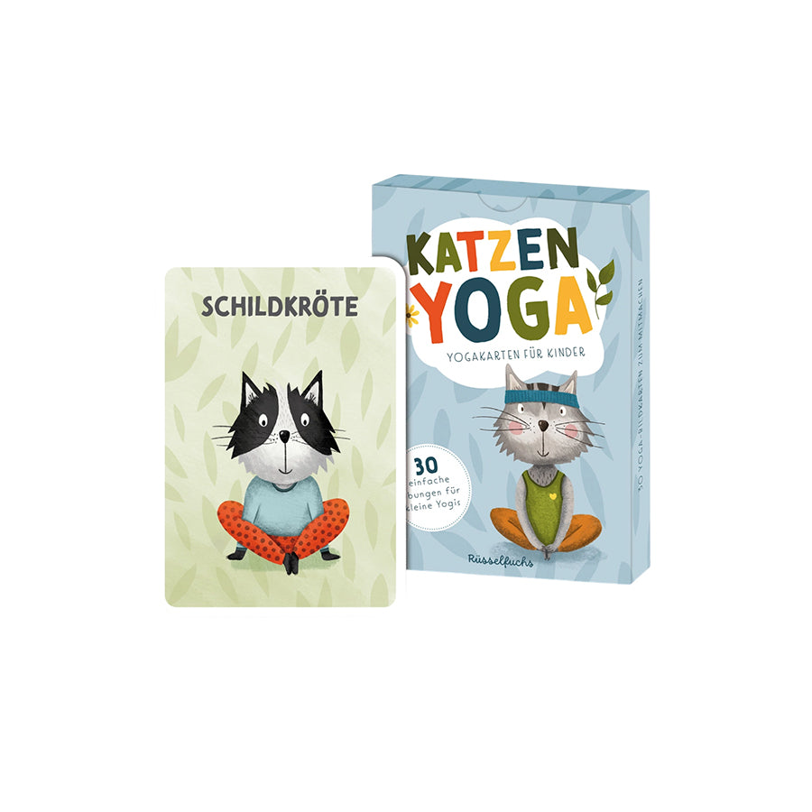 Rüsselfuchs – Kinderyoga Karten mit Katzen "Katzenyoga"