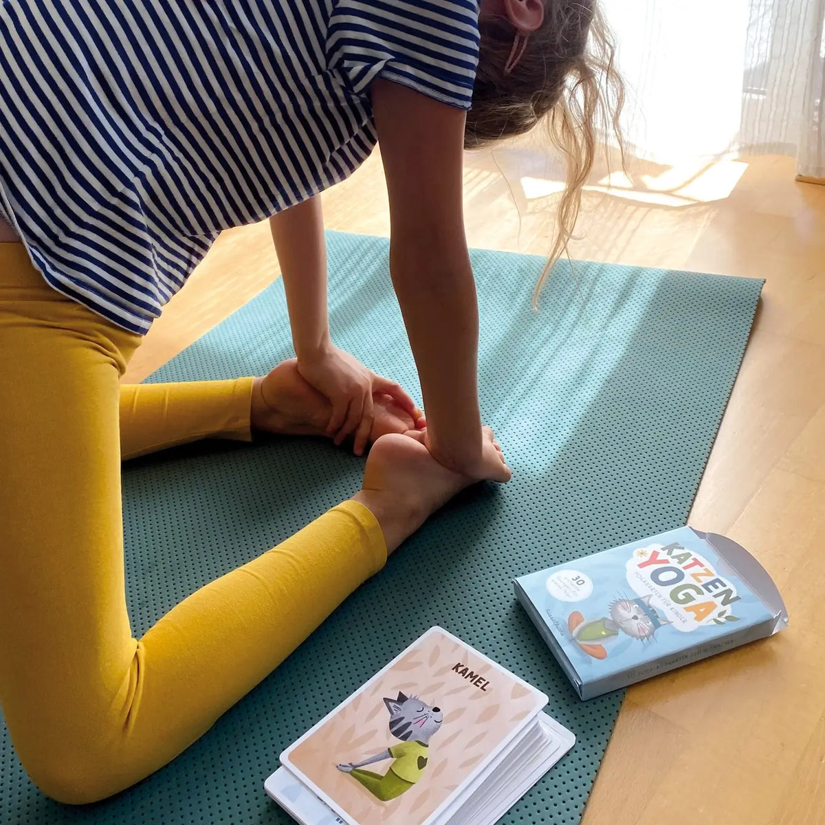 Rüsselfuchs – Kinderyoga Karten mit Katzen "Katzenyoga"